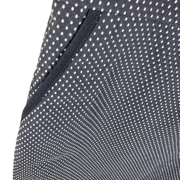 J. Crew NWOT Navy Blue White Polka Dot Sleeveless Knee Length Dress Size 4 - Picture 5 of 10